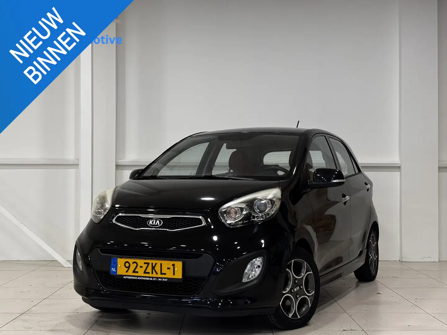 Kia Picanto 1.0 CVVT Design Edition | Airco | 5deurs | Lederen Noir - 1