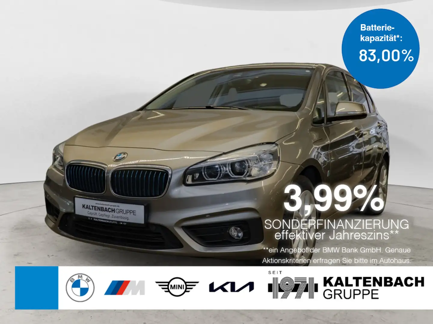 BMW 225 xe Active Tourer iPerformance Advantage Argent - 1