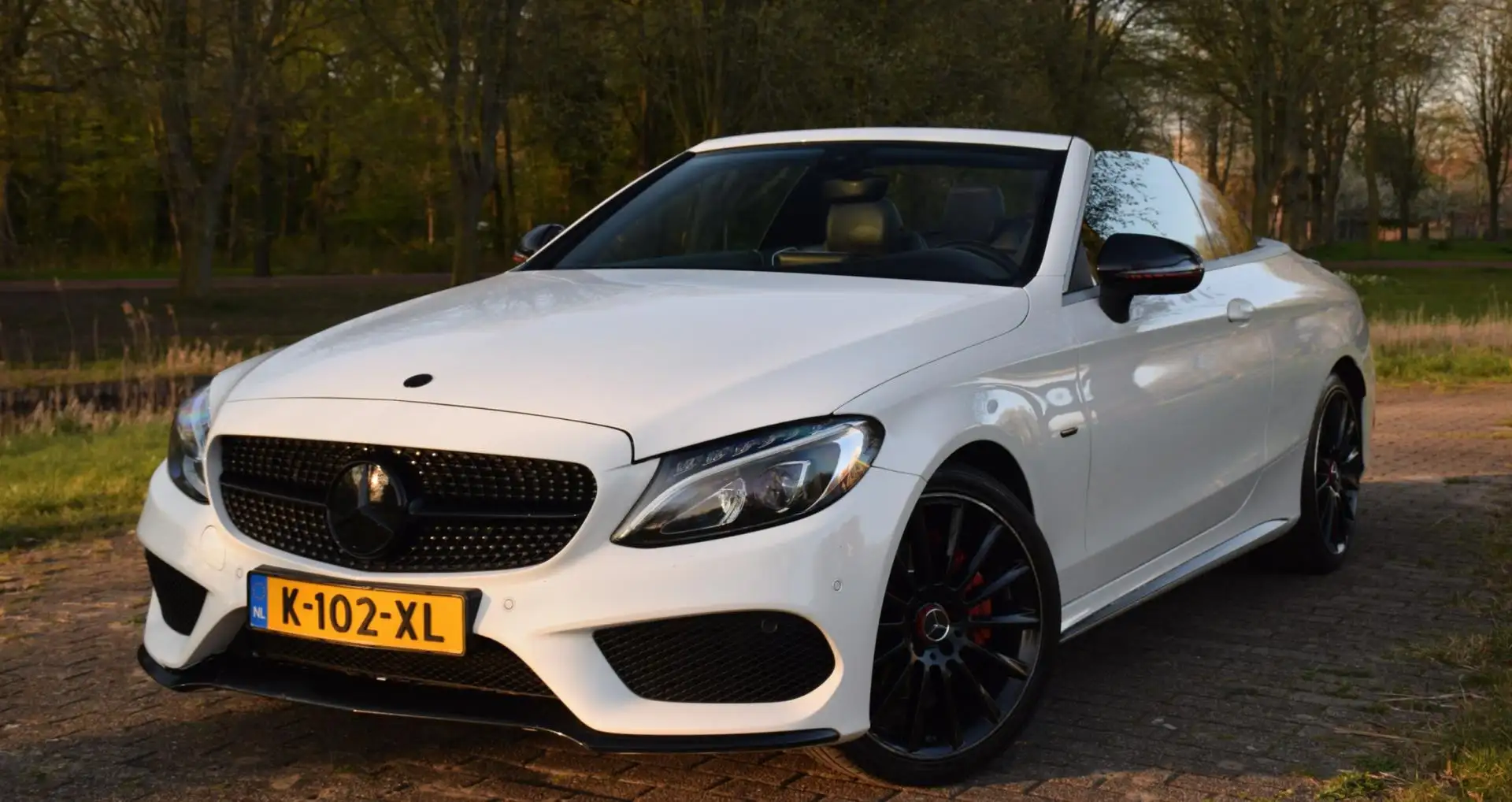 Mercedes-Benz C 180 Cabrio Edition 1*AMG-Pakket*Burmester*Nekverwarmin Blanco - 2