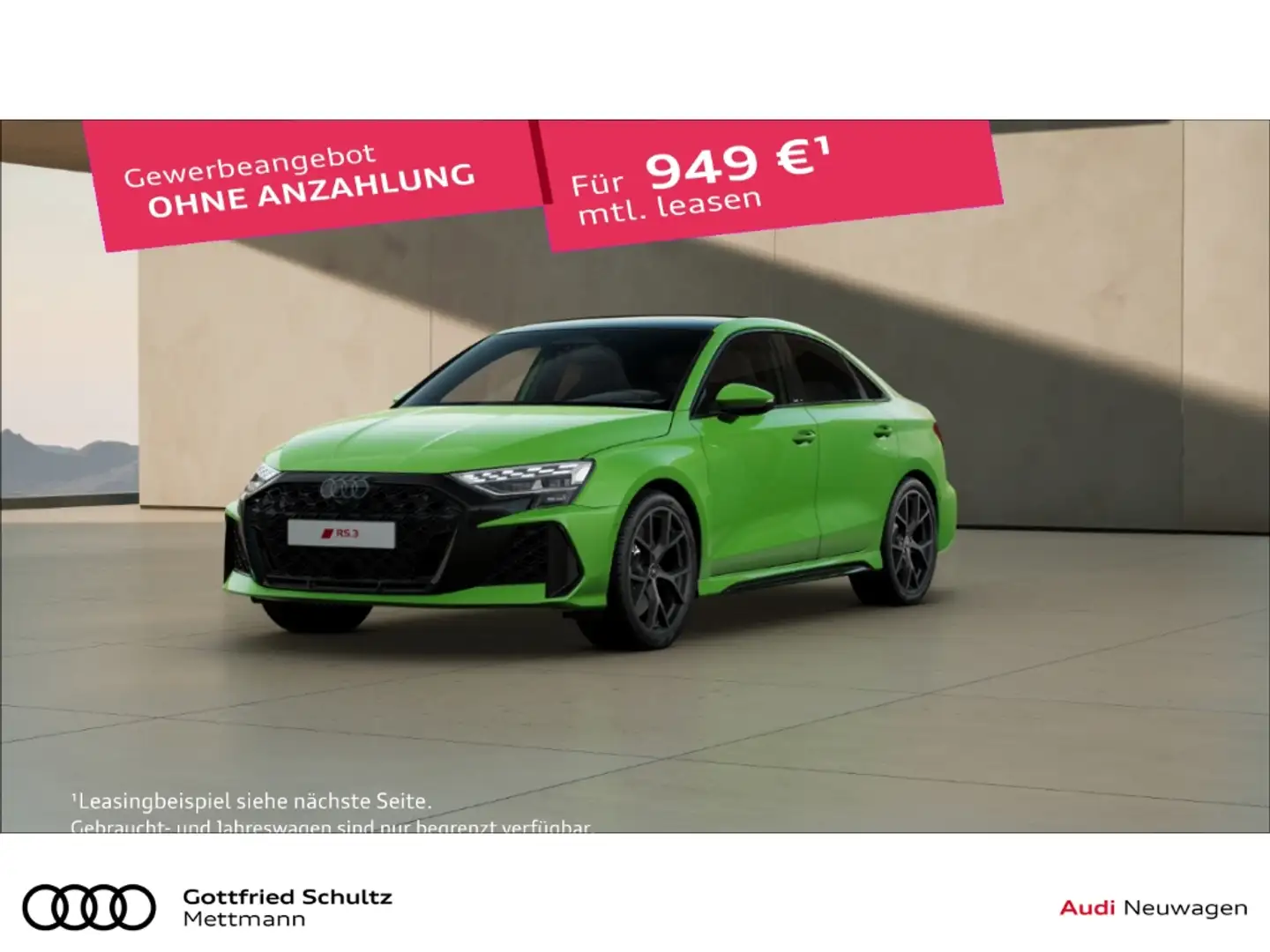 Audi RS3 LIMO V-MAX AUFHEBNUNG RS SPORTABGAS SONOS UVM. 2.5 Vert - 1