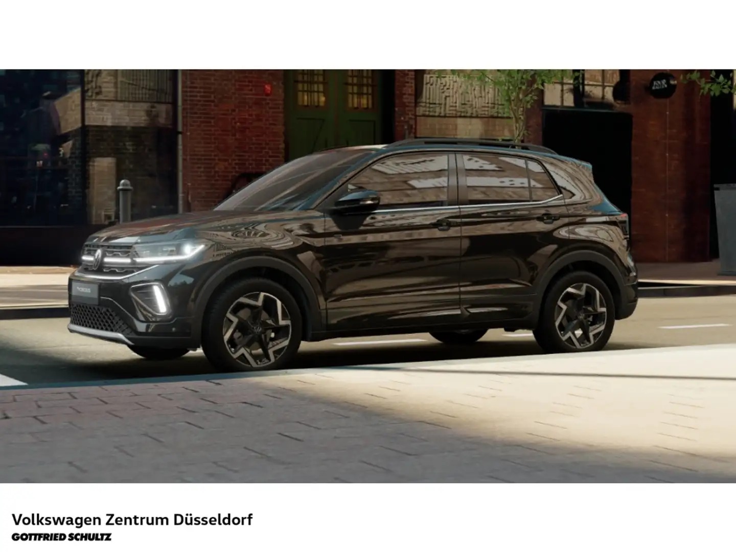 Volkswagen T-Cross R-Line DSG 1.0 l TSI 85 kW IQ.Drive Digital Cockpi Schwarz - 2