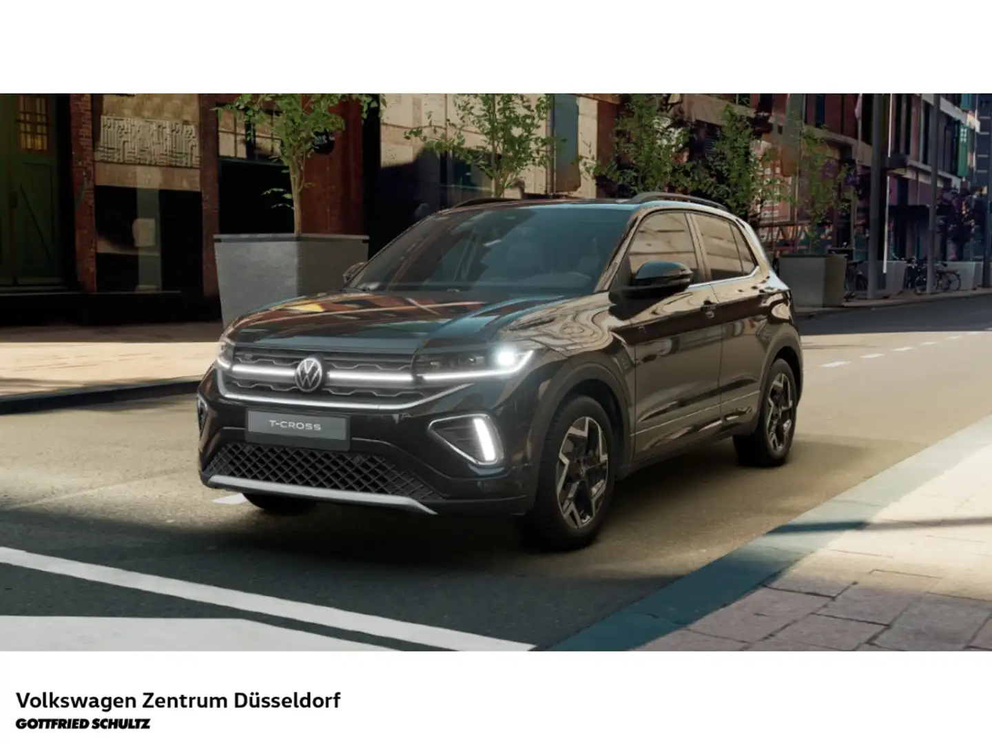 Volkswagen T-Cross R-Line DSG 1.0 l TSI 85 kW IQ.Drive Digital Cockpi Schwarz - 1