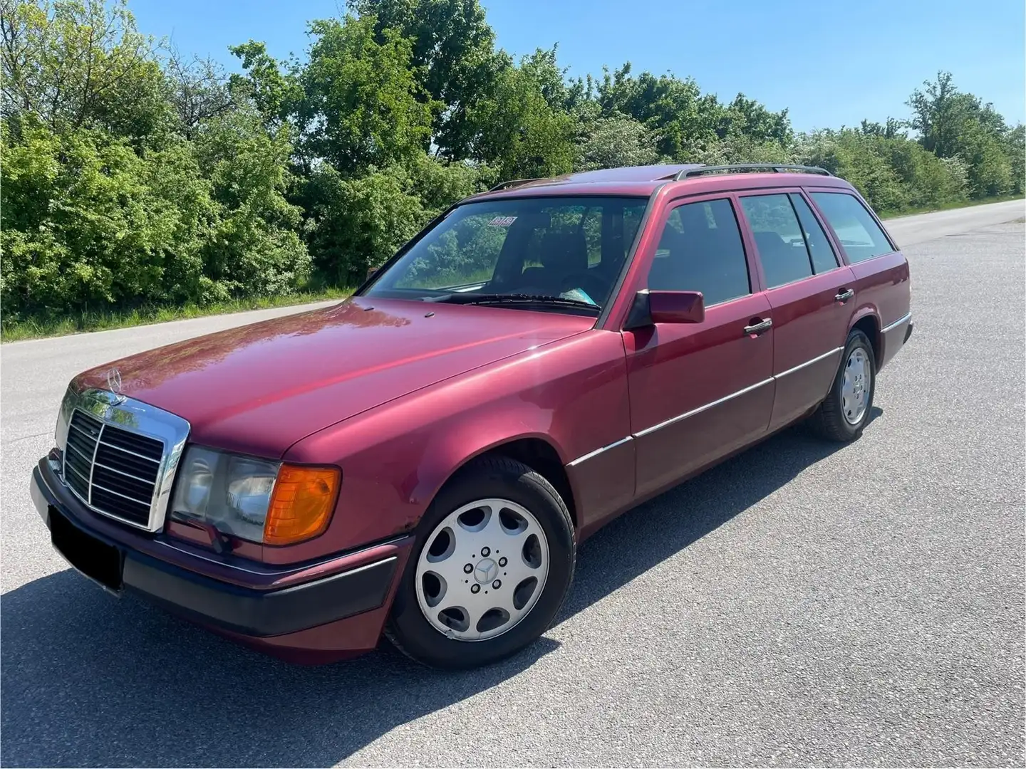 Mercedes-Benz 230 TE Aut. Schiebedach AHK Bj.1992 2650€ Rood - 1
