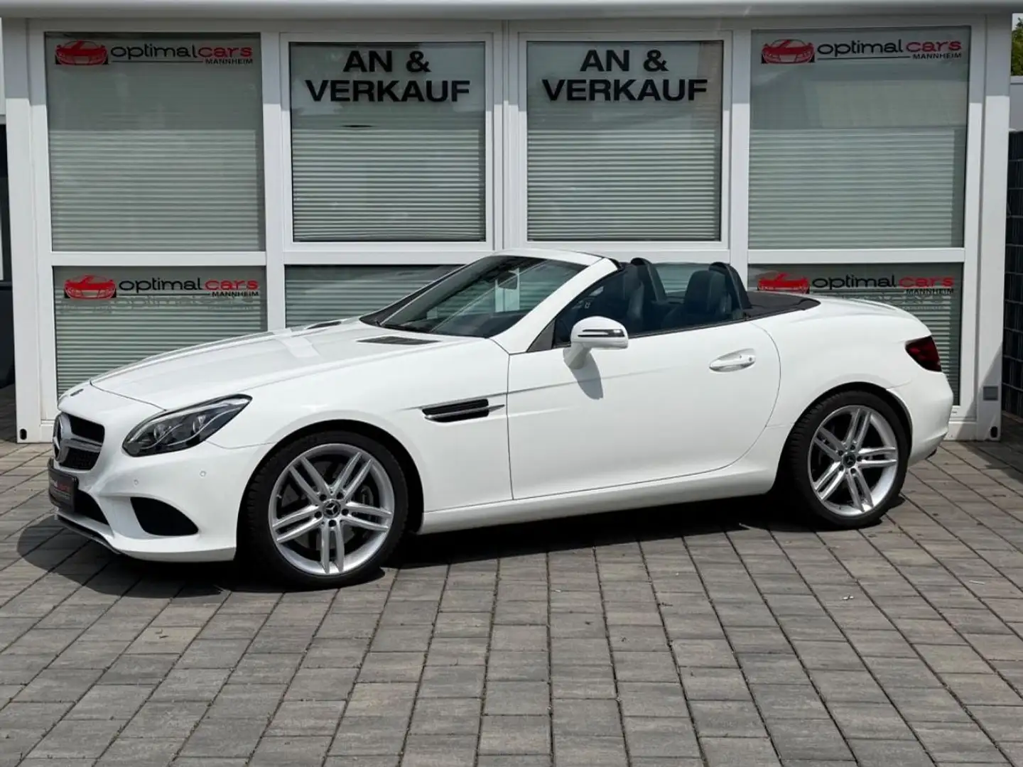 Mercedes-Benz SLC 200 Roadster/2.HAND/NAVI/VOLLEDER/KAMERA/TOP Weiß - 1
