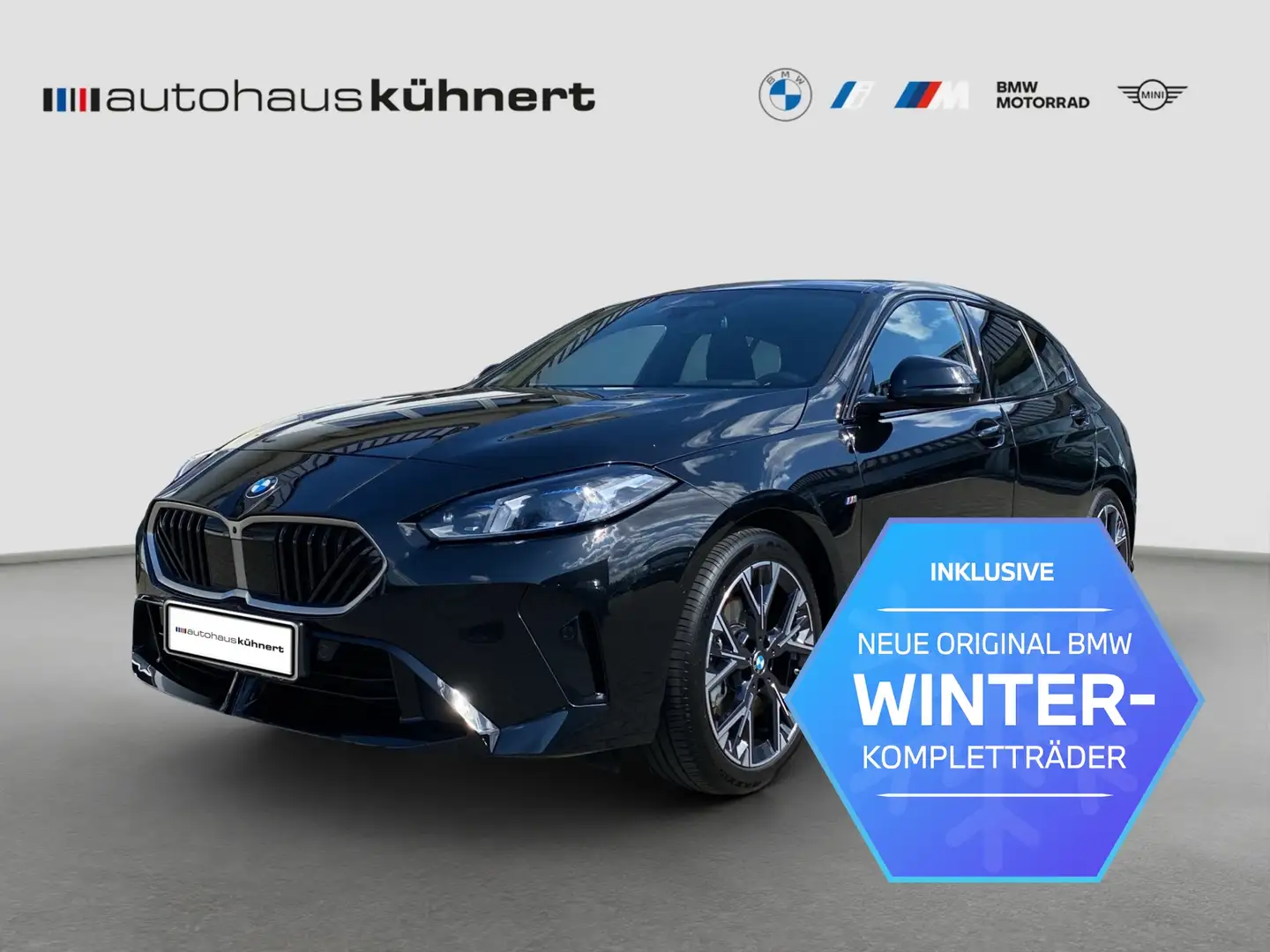 BMW 120 ///M-Sport SpurAss 360° AHK NO RENTAL! Noir - 1