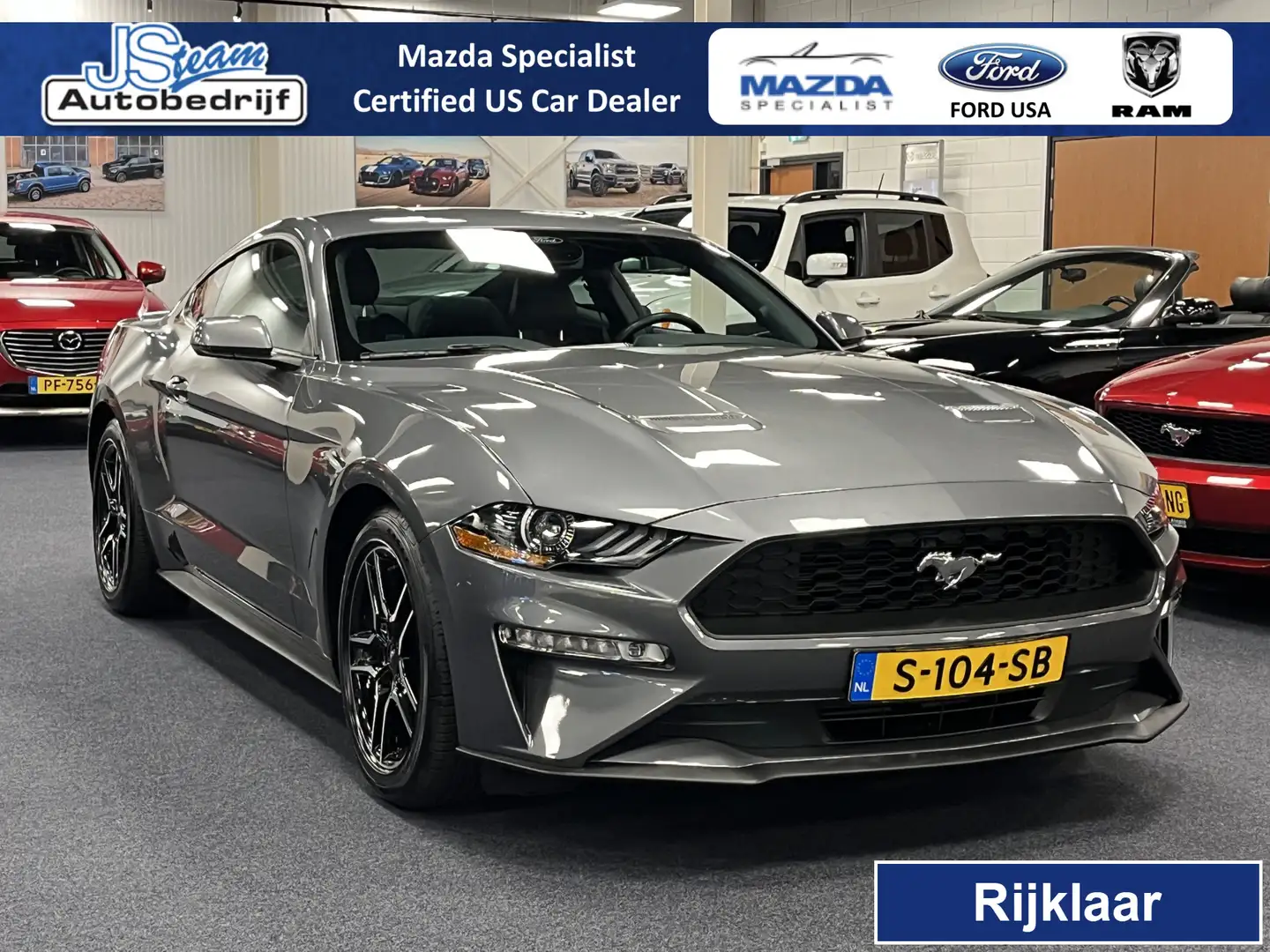 Ford Mustang USA Fastback 2.3 EcoBoost Premium 310PK Automaat Grigio - 1