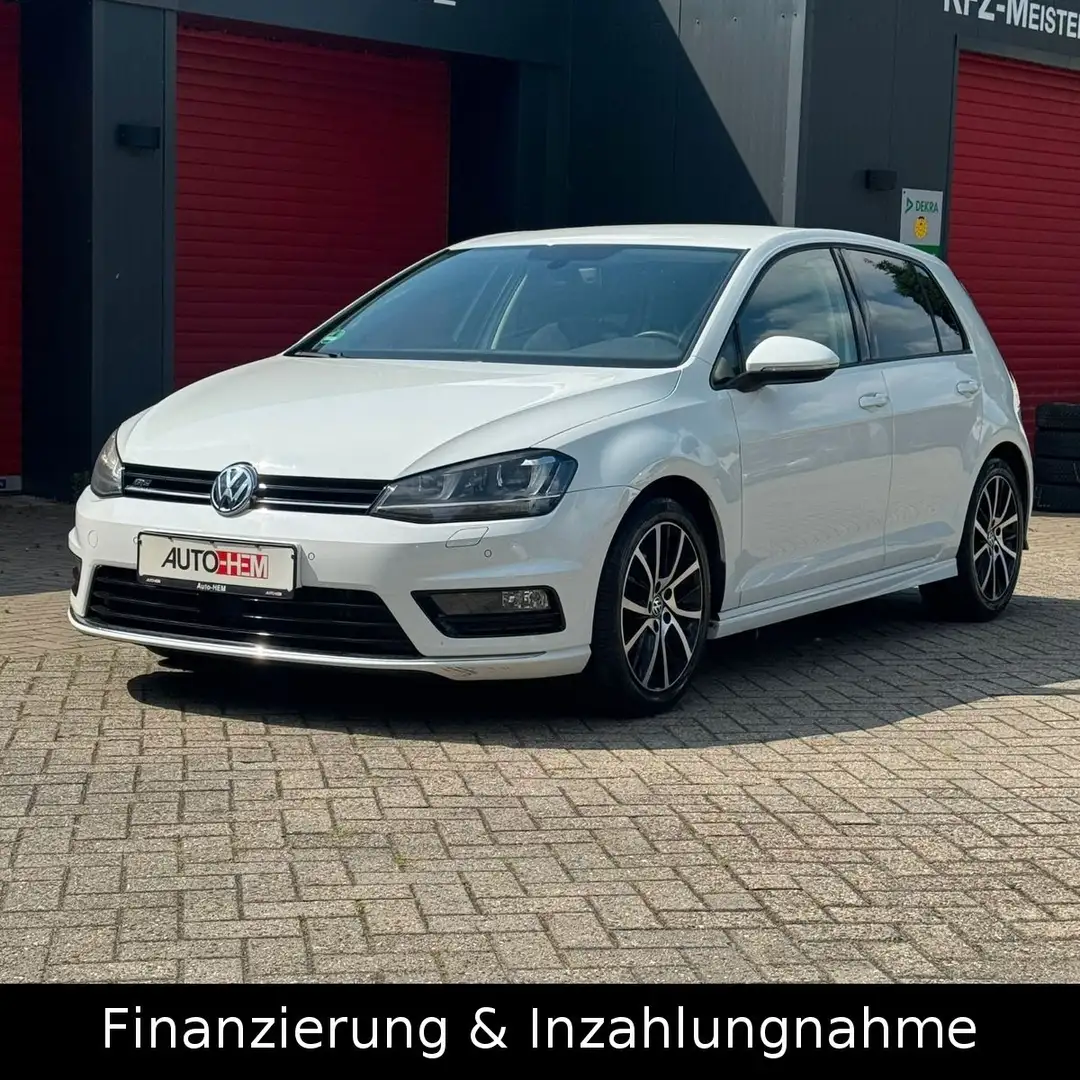 Volkswagen Golf VII Lim. R Line Xenon ACC Kamera Sitzhzg Blanc - 1