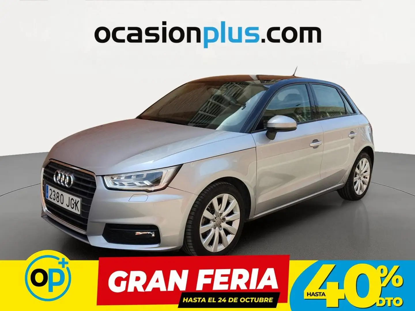 Audi A1 Sportback 1.6TDI Attraction Gris - 1