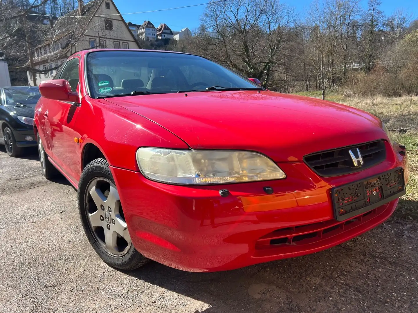 Honda Accord Coupé 3.0i V6 ROT LEDER BEIGE YOUNGTIMER Rojo - 1