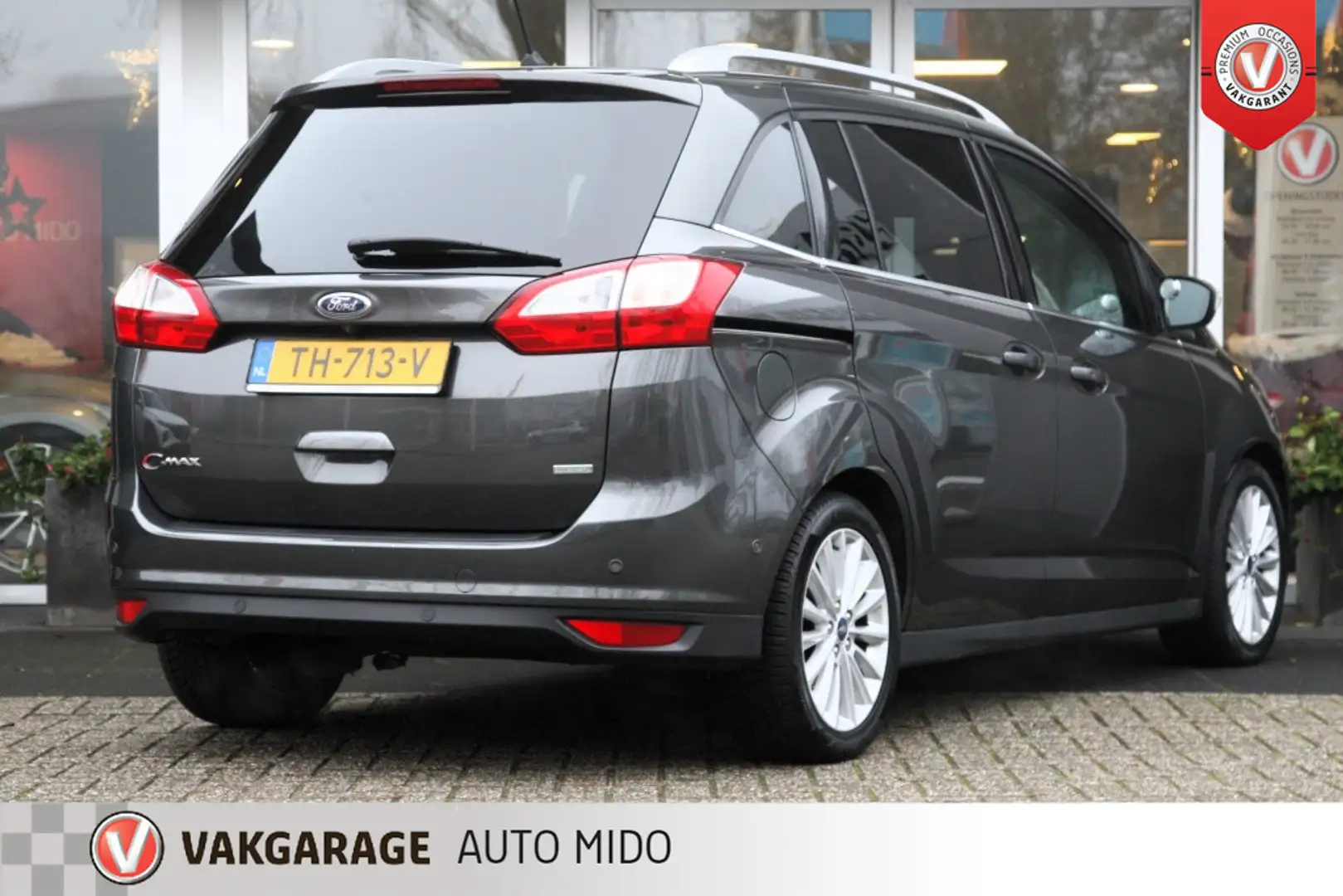Ford Grand C-Max 1.0 Titanium 7-persoons -Advanced Technology Pack- Grijs - 2