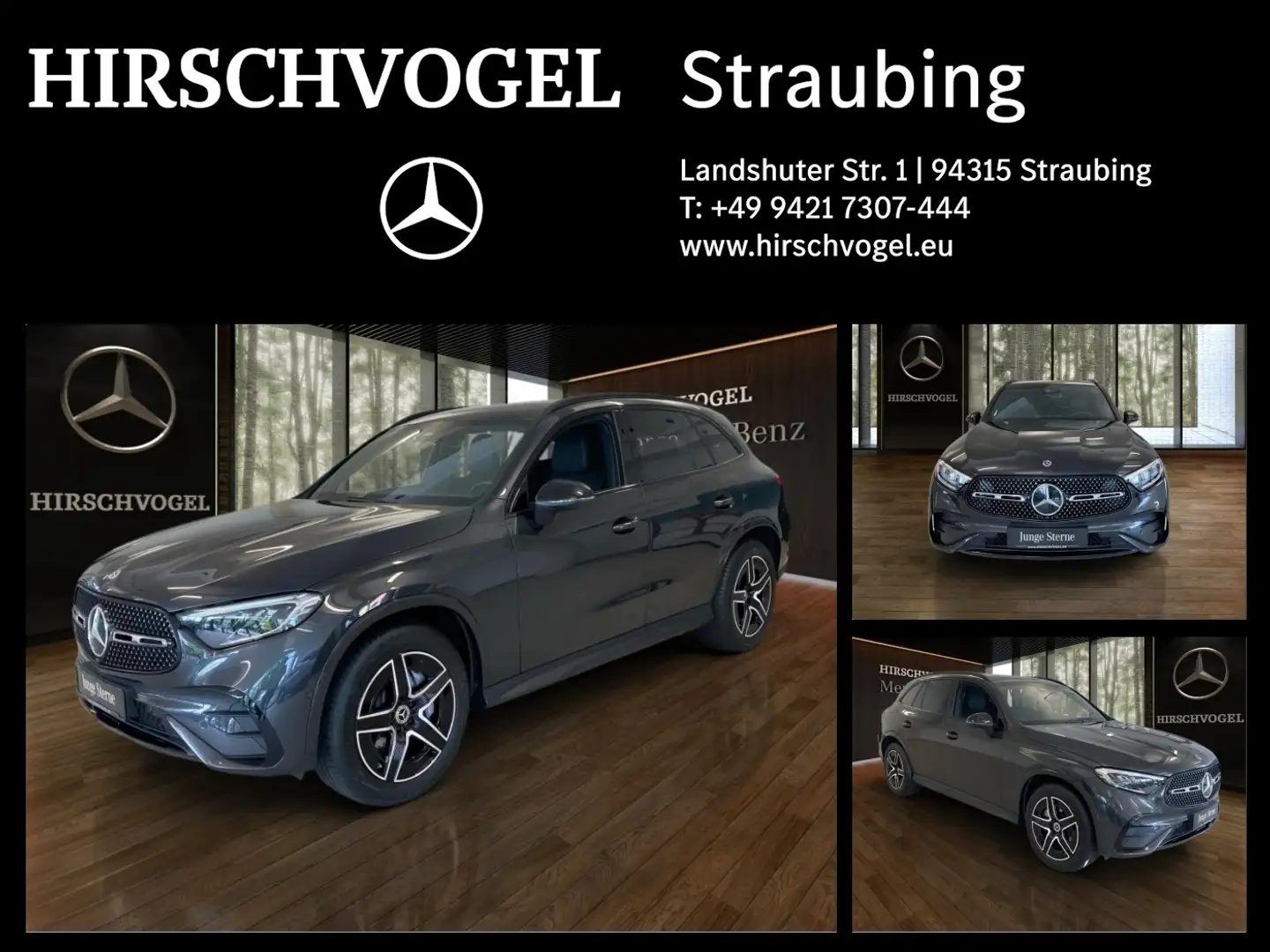 Mercedes-Benz GLC 200 4M AMG-Line+Night+AHK+MBUX+Navi+LED+Kam Grau - 1