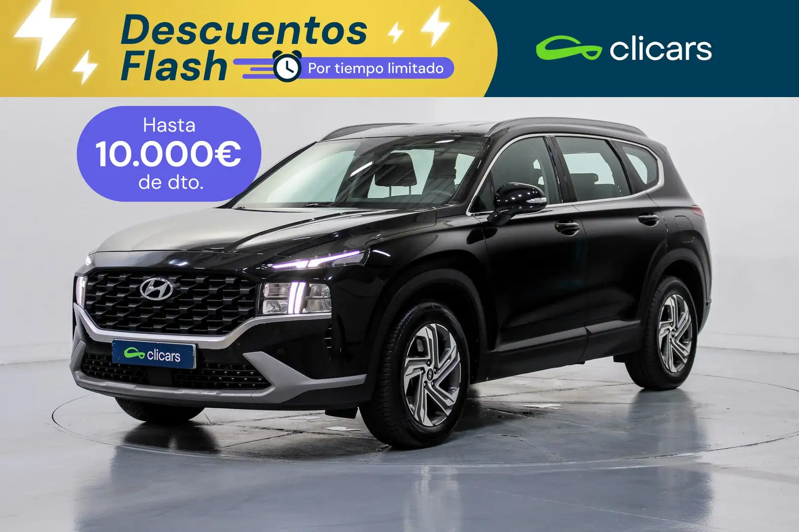 Hyundai SANTA FE 2.2CRDi Klass 2WD 8DCT Negro - 1