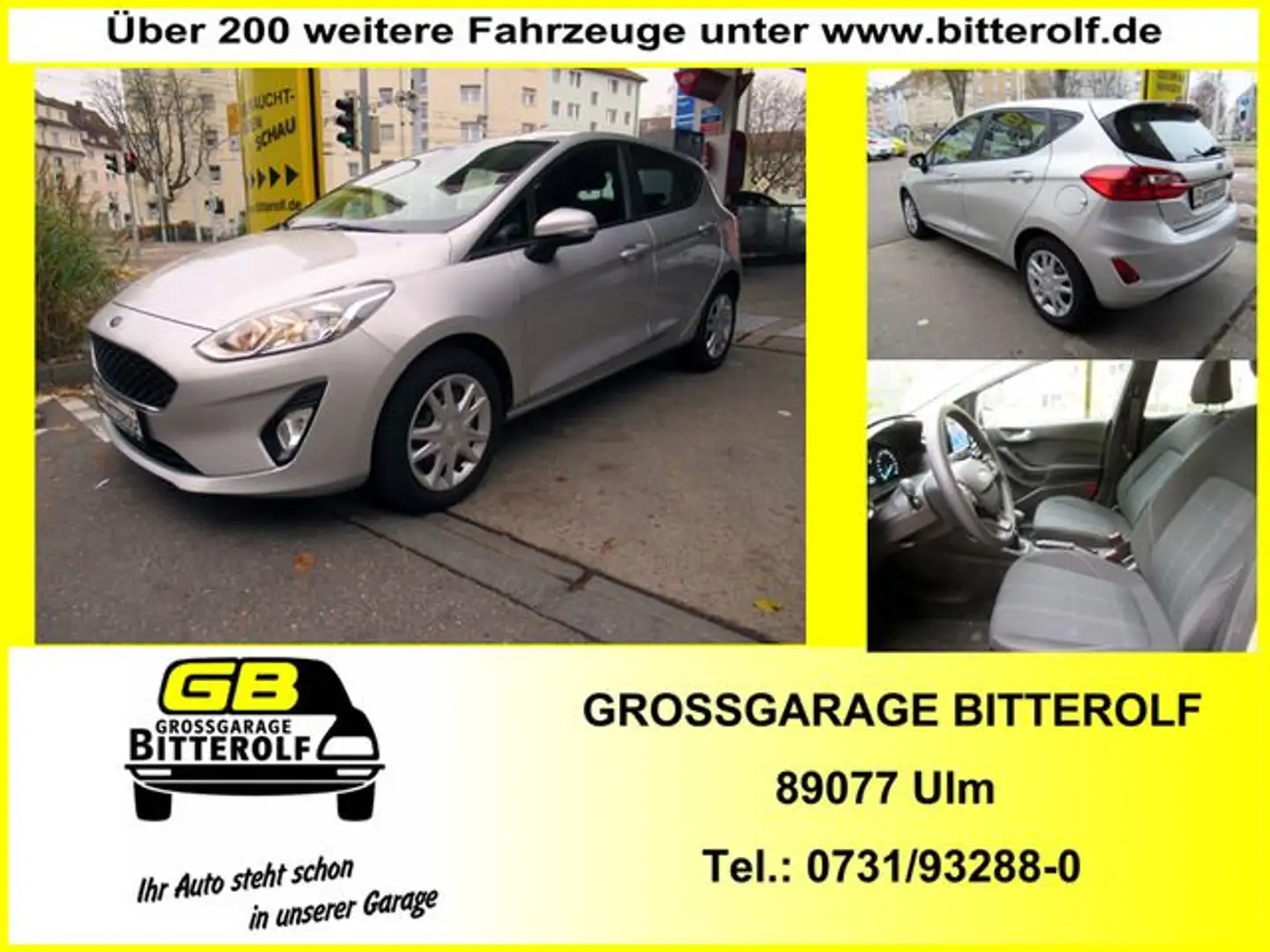 Ford Fiesta 1.5TDCI 5tg Cool+Connect Navi/SHZ/PDC Silber - 1