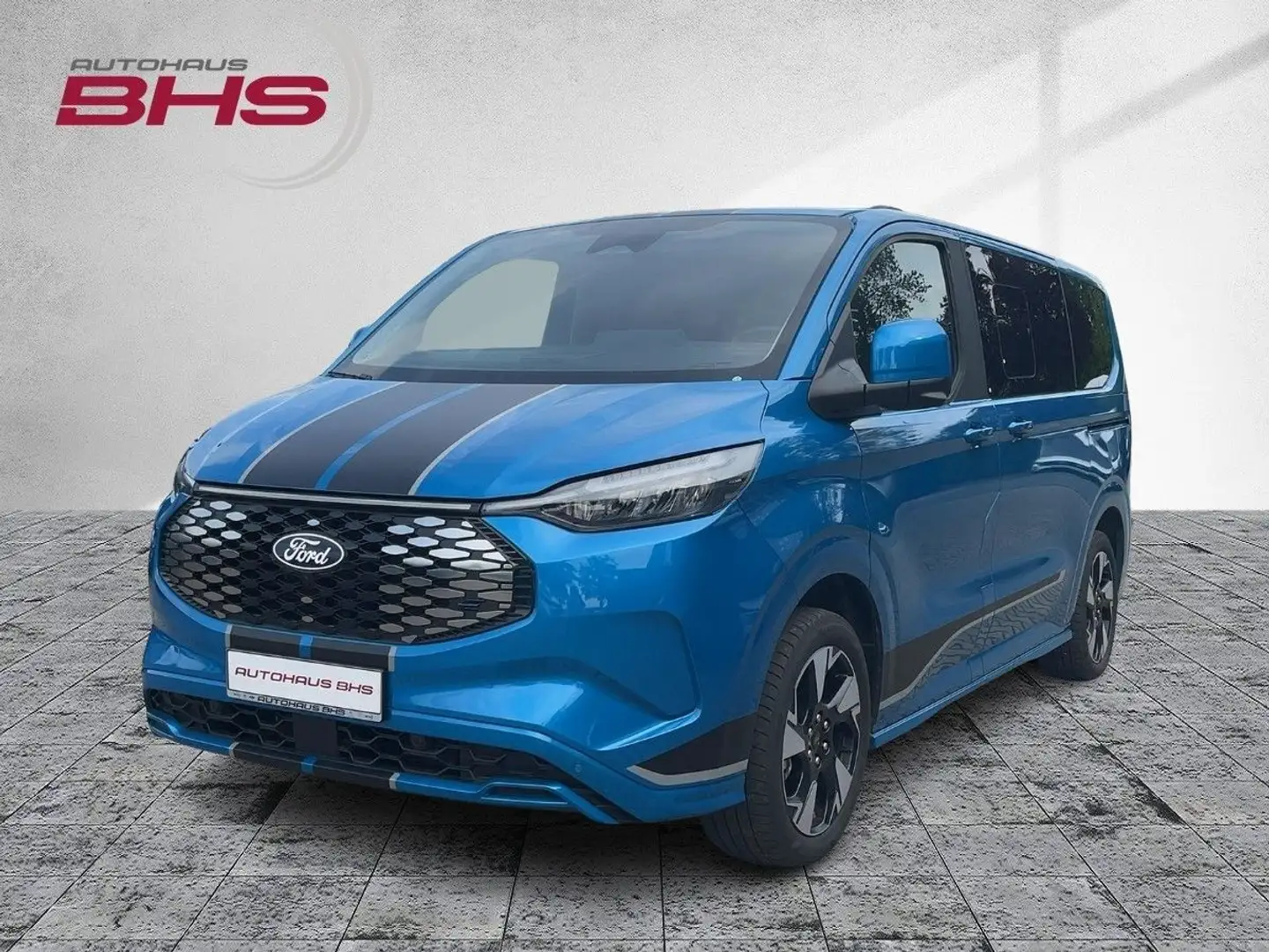 Ford Tourneo Custom E 340L1 82,5kwh 218PS ATG Sport Blau - 1