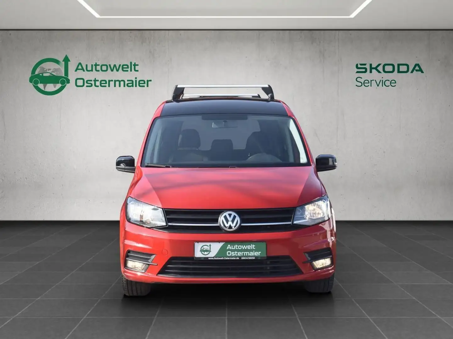 Volkswagen Caddy 2.0 TDI Trendline*Navi*Climatr.* Rot - 2