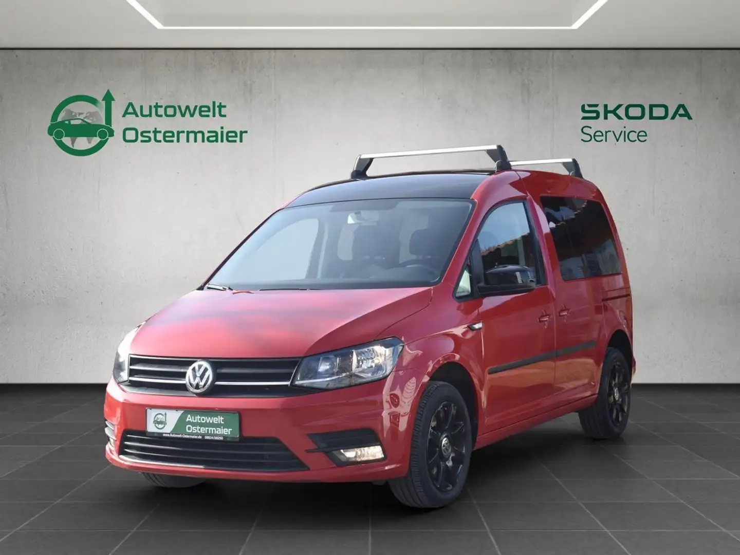 Volkswagen Caddy 2.0 TDI Trendline*Navi*Climatr.* Rot - 1