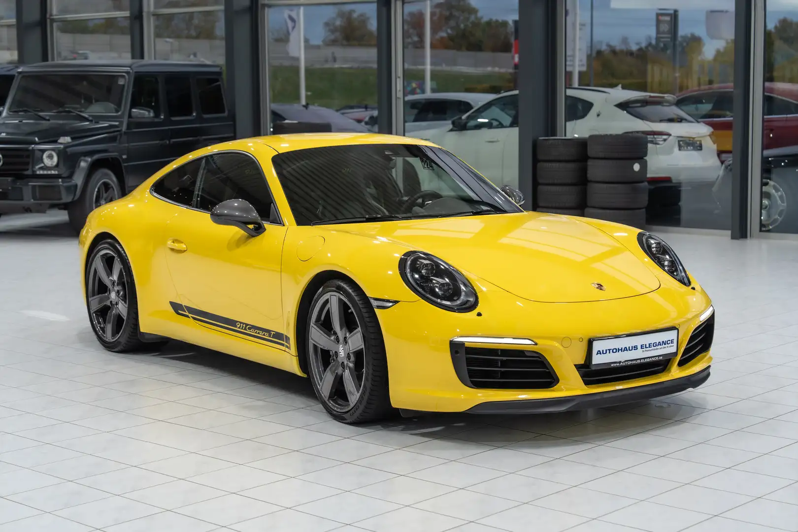 Porsche 911 Carrera T*SPORT-CHRONO*SPORTSITZE+*DAB+*PDK* Gelb - 2