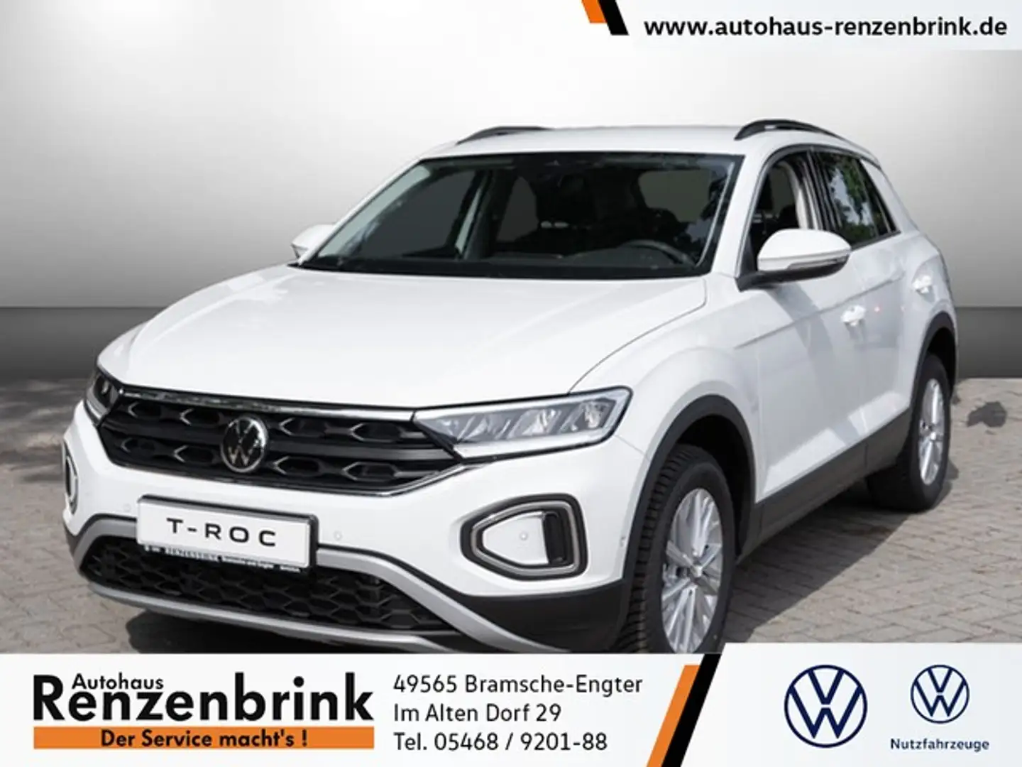 Volkswagen T-Roc Life TSI 6-Gang GJR Weiß - 1