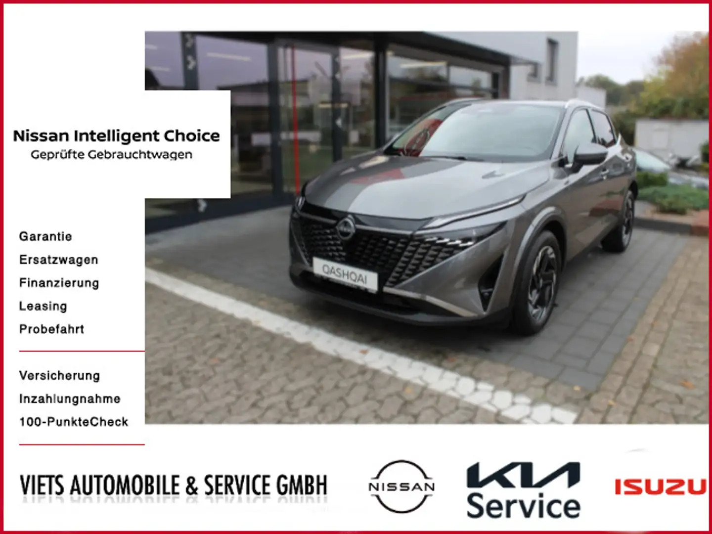 Nissan Qashqai 1.3 DIG-T N-Connecta Winter Gris - 1