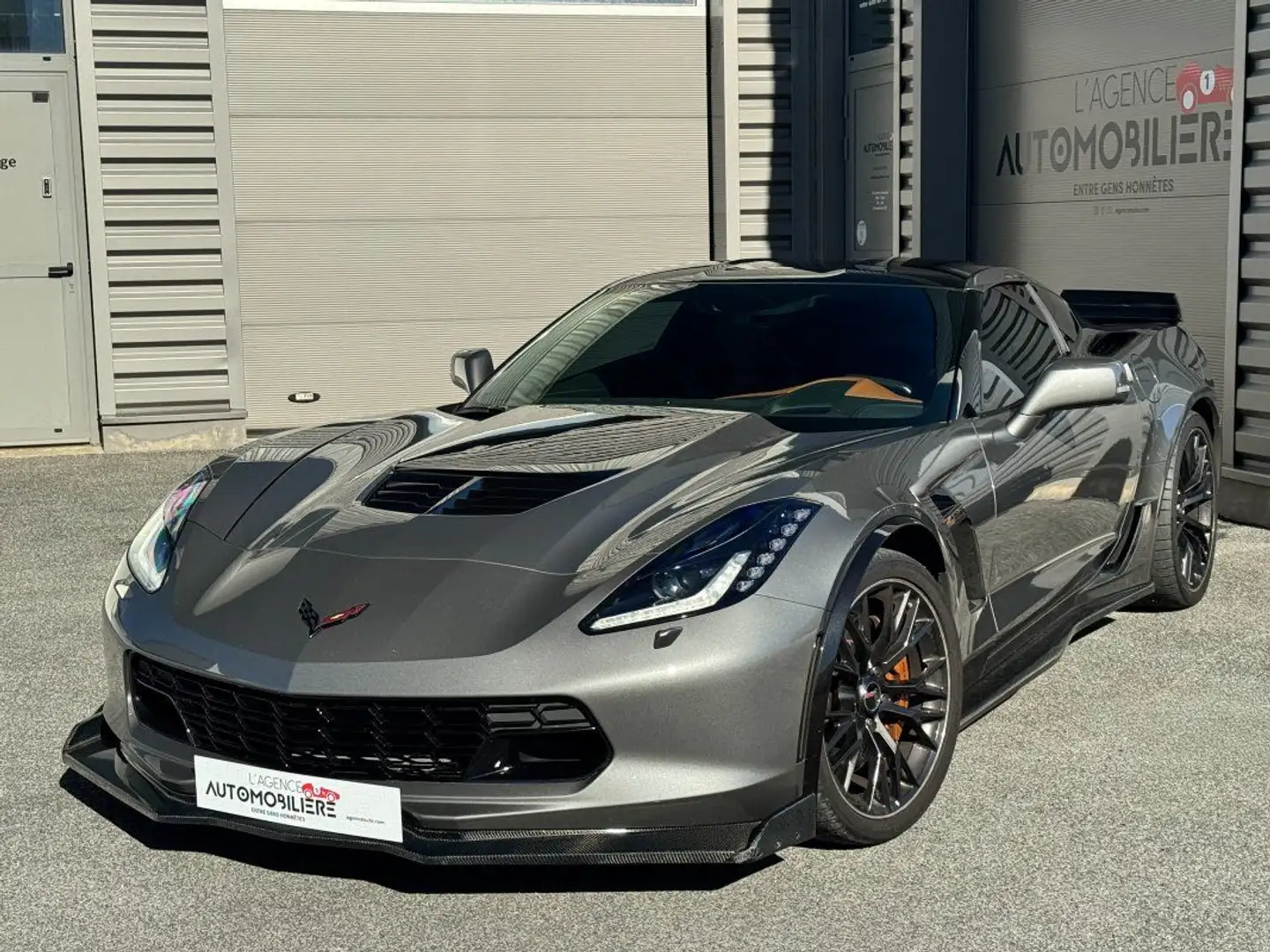 Chevrolet Corvette TARGA 6.2 V8 Z06 3LZ AT8 - Origine FRANCE Gris - 2