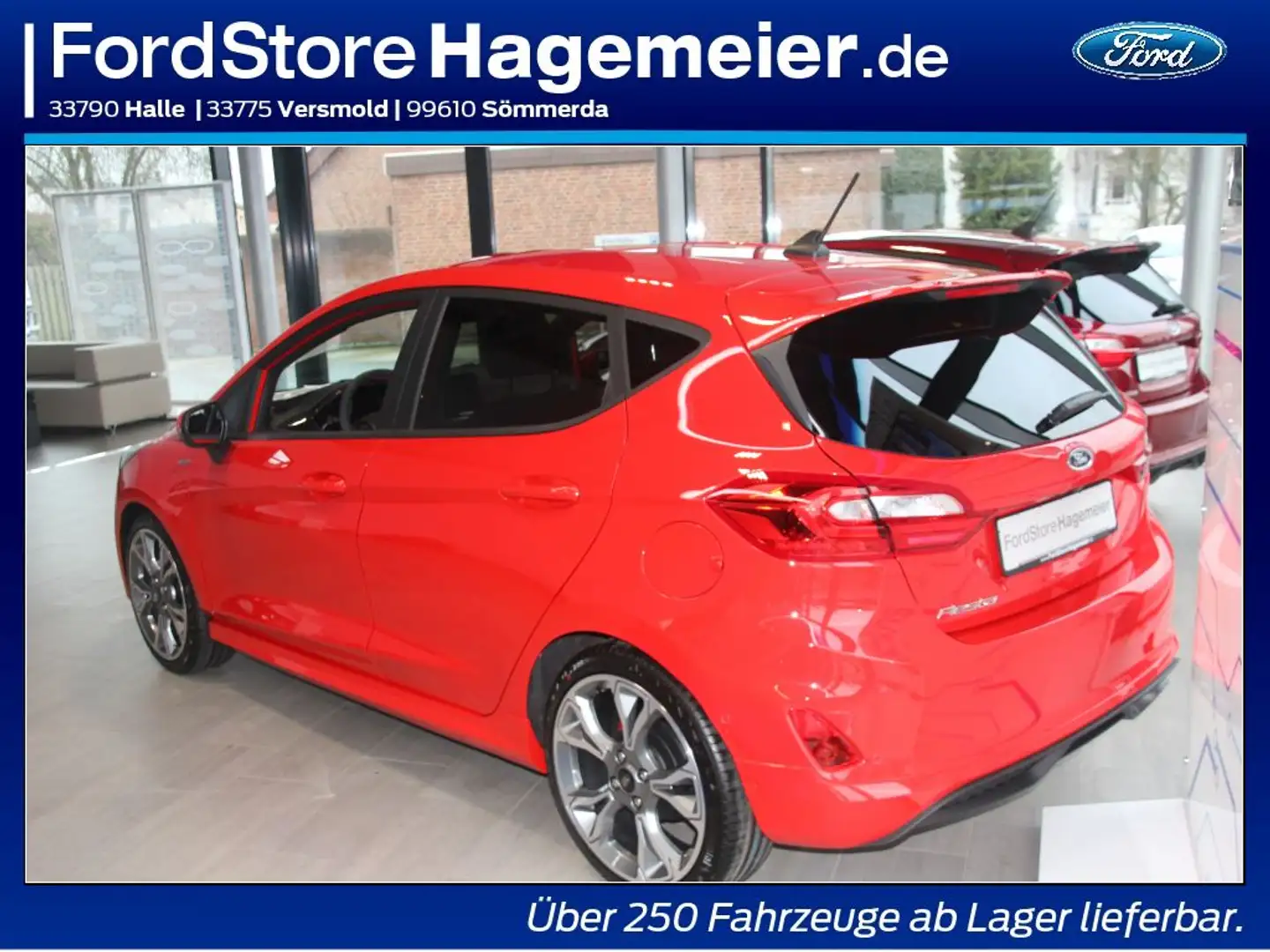 Ford Fiesta 1.0 EcoBoost ST-LINE Rouge - 2