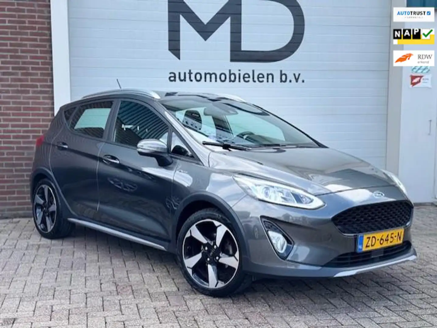 Ford Fiesta 1.0 EcoBoost Active - Dealer onderhouden - LED Grijs - 1