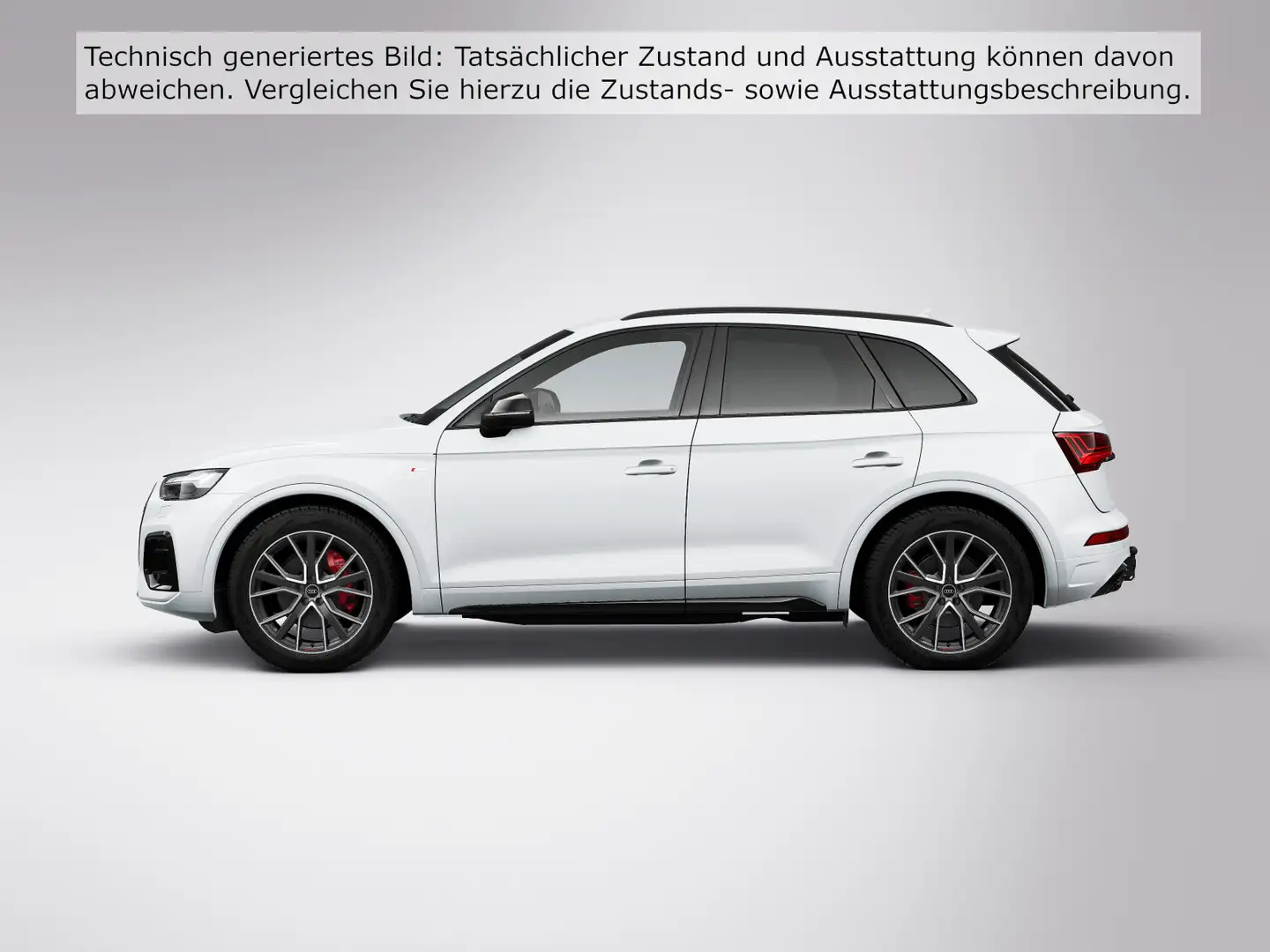 Audi Q5 S line 40 TFSI qu AHK/Matrix/Kam/ACC/PBox/20" Weiß - 2