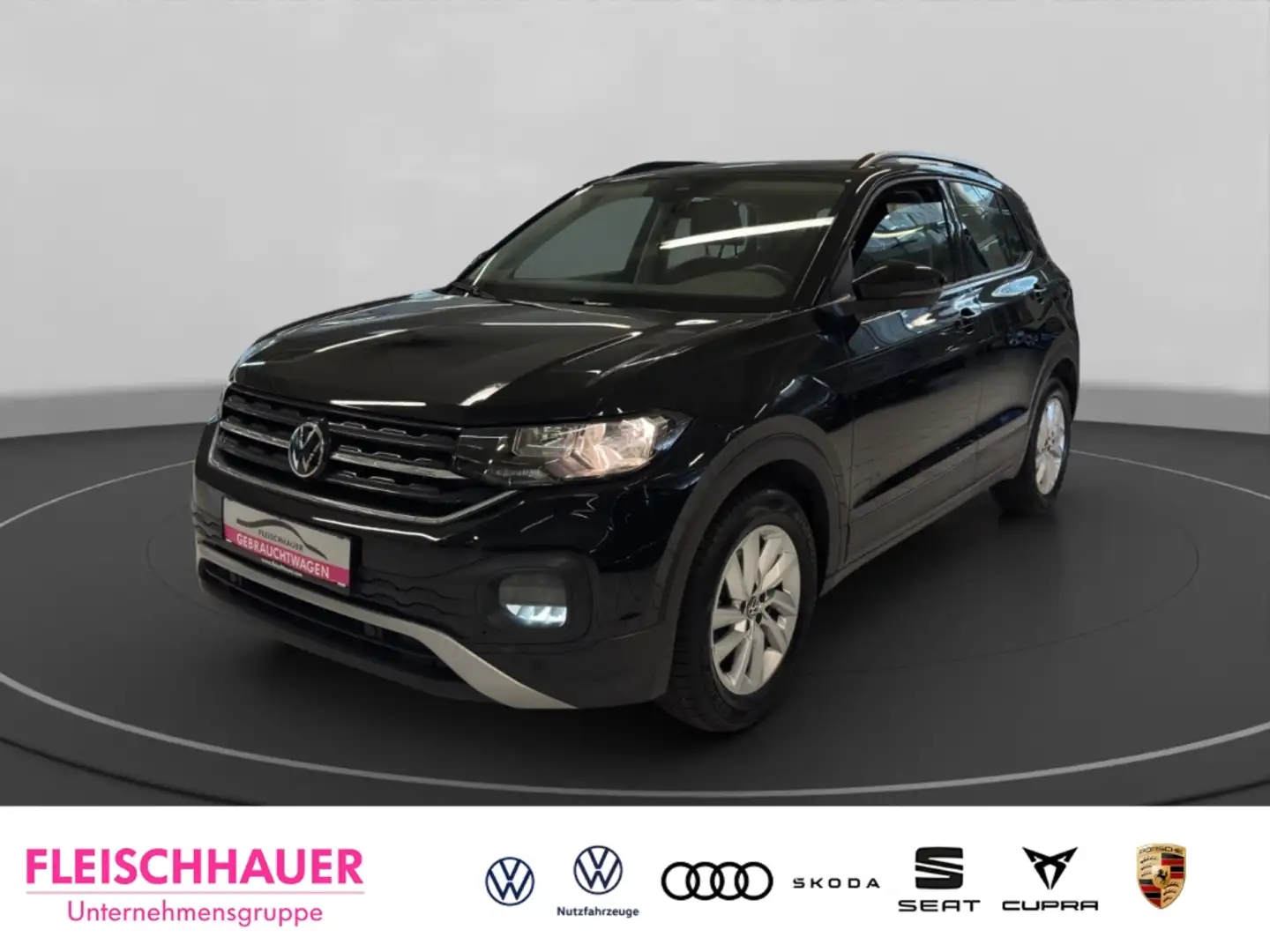 Volkswagen T-Cross Life 1.0 TSI Navi+PDC+Telefon Schwarz - 1