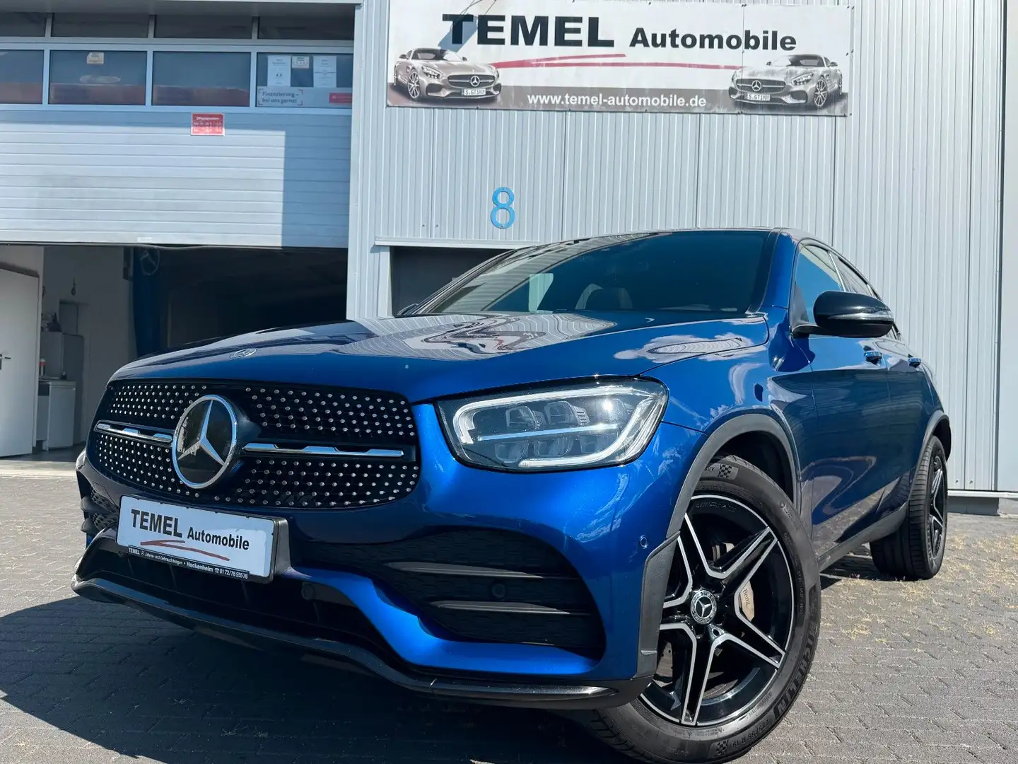 Mercedes-Benz GLC 220 d AMG 4M*SHD*LEDER*MEMORY*KAMERA*PTS* Bleu - 1