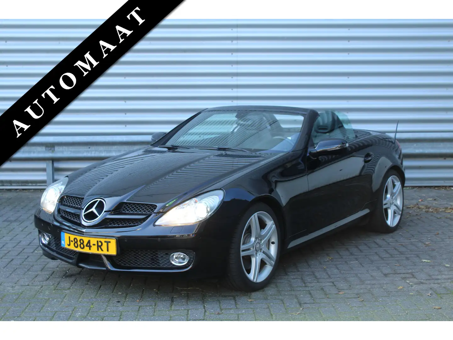 Mercedes-Benz SLK 200 K. 184pk AUTOMAAT TOP STAAT YOUNGTIMER 105dkm Clim Zwart - 1