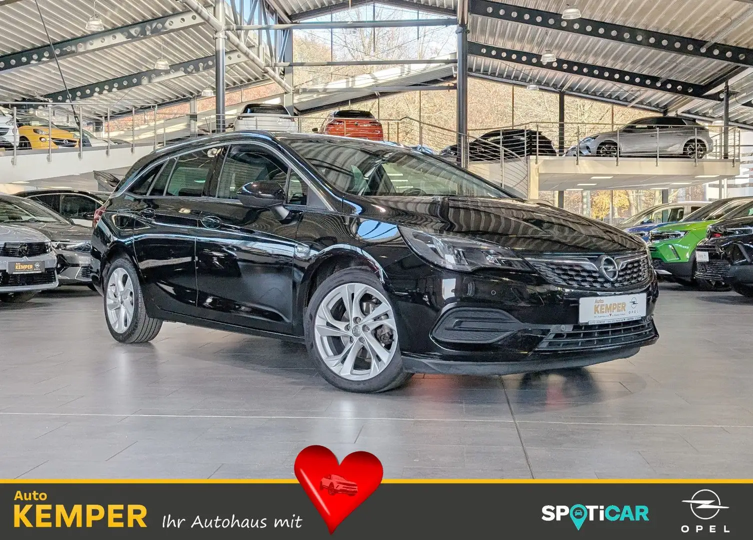 Opel Astra ST 1.5 D Business Eleg. Autom. *AHK*Navi* Schwarz - 1