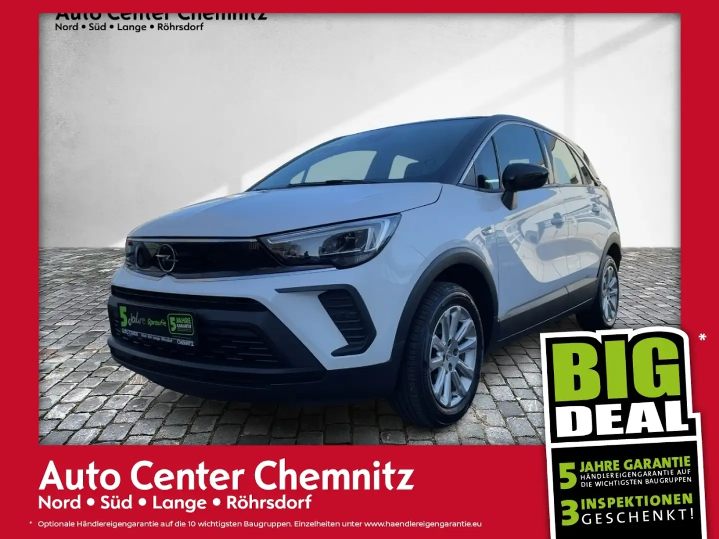 Opel Crossland 1.2 Elegance LED/Ergo/SHZ/LHZ/Kamera Weiß - 1