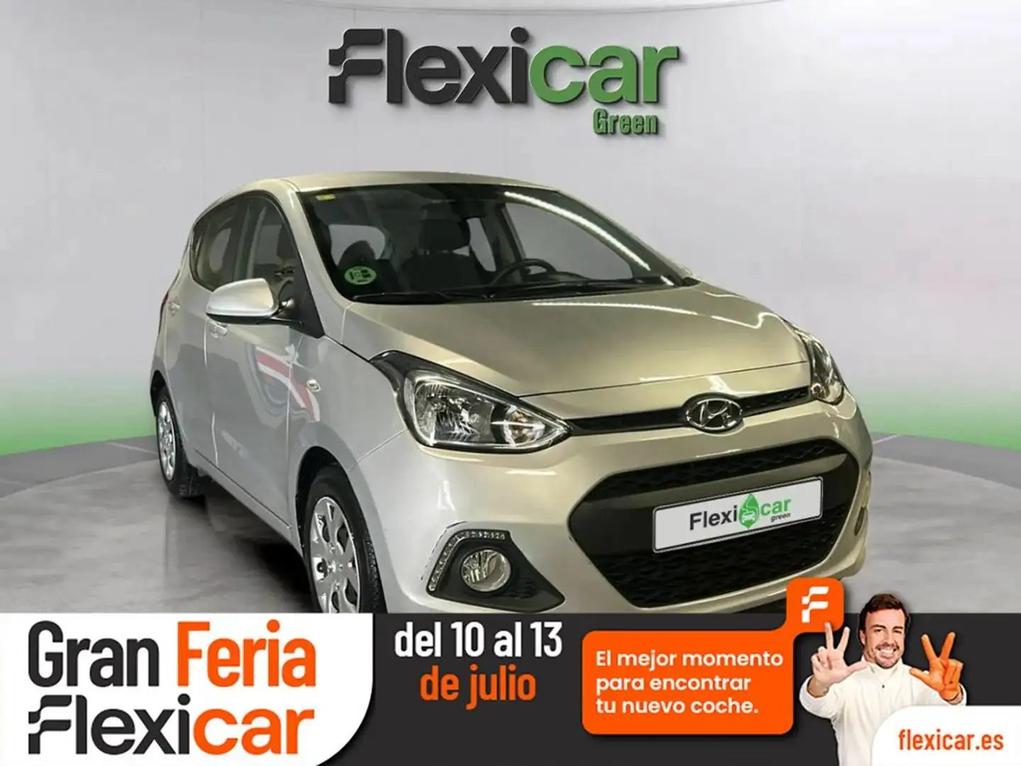 Hyundai i10 1.0 Tecno Plus BE Gris - 1