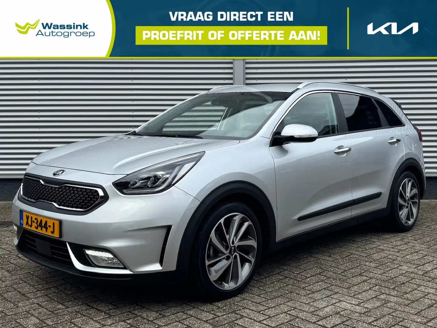Kia Niro 1.6 GDi Hybrid 141pk DCT6 ExecutiveLine | Stoelkoe Gris - 1