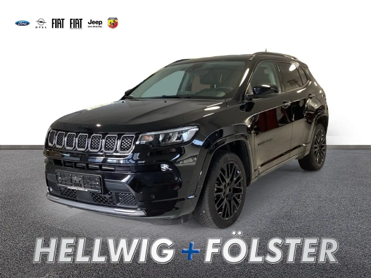 Jeep Compass S MHEV Kamera / Navi / LED / GJR / ACC Schwarz - 1