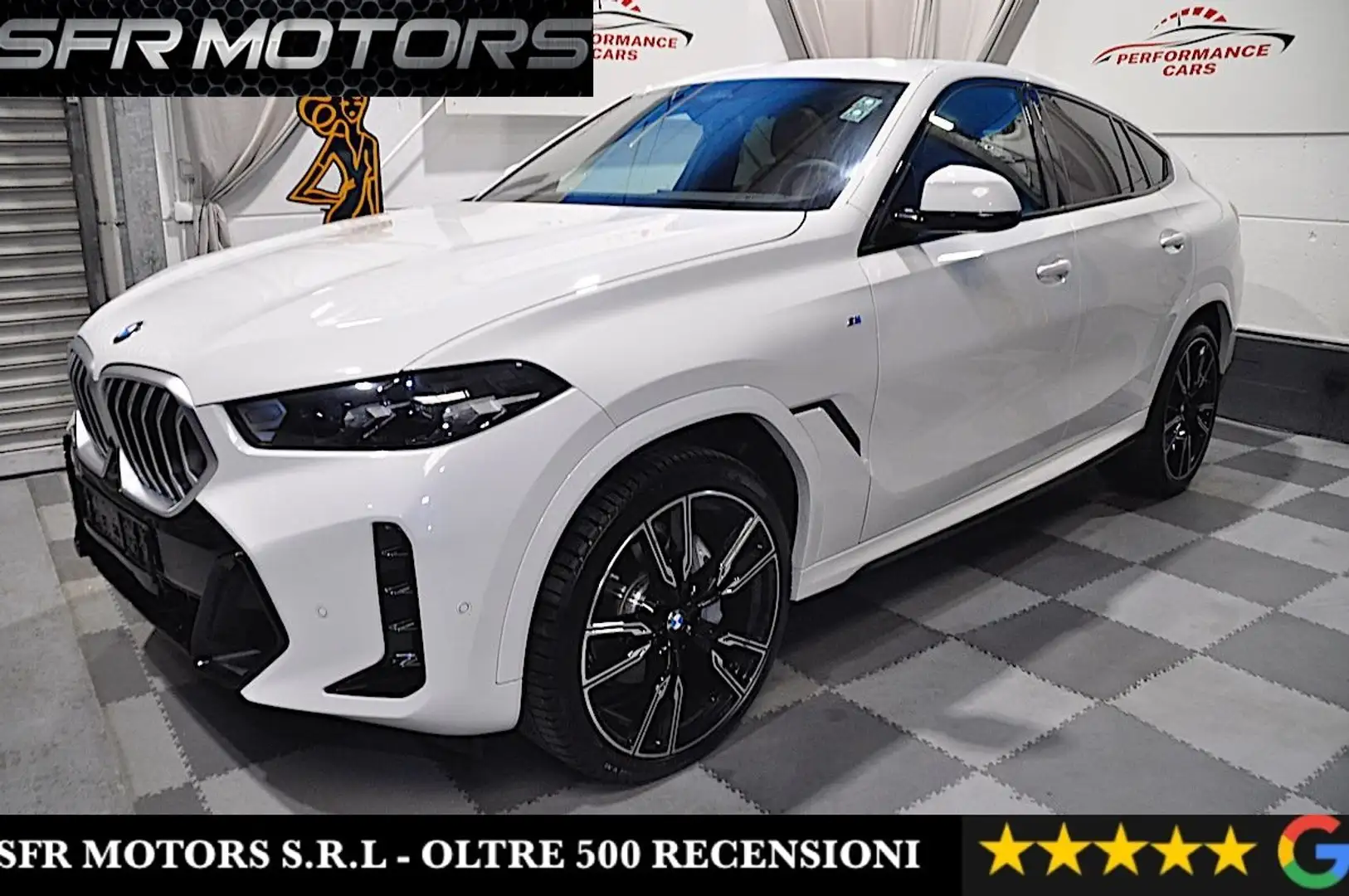 BMW X6 xdrive30d mhev 48V Msport auto TETTO/22* Bianco - 1