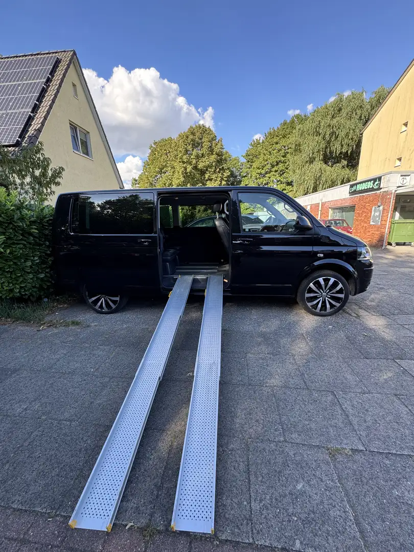 Volkswagen T5 Multivan Multivan Highline  Lang behindertenge NEUER MOTOR Schwarz - 1