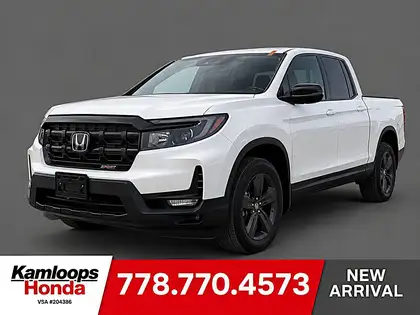 White 2024 Honda Ridgeline Pickup Truck All-Wheel Drive Automatic