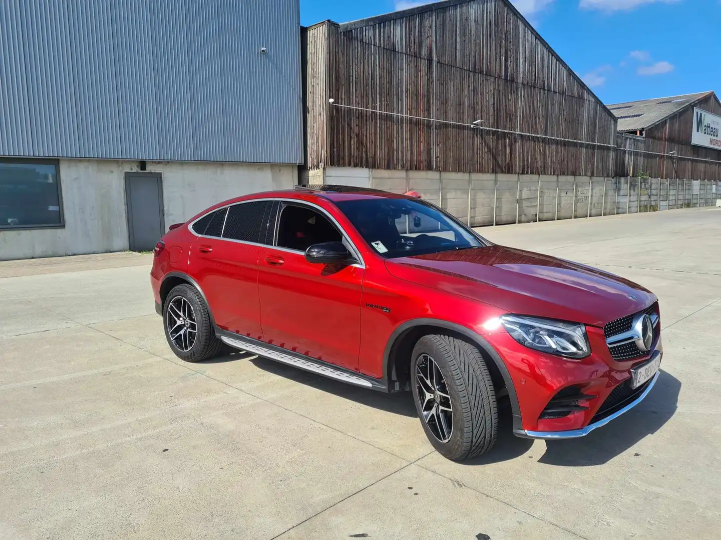 Mercedes-Benz GLC 250 Coupé 4-Matic (EU6.2) Piros - 2