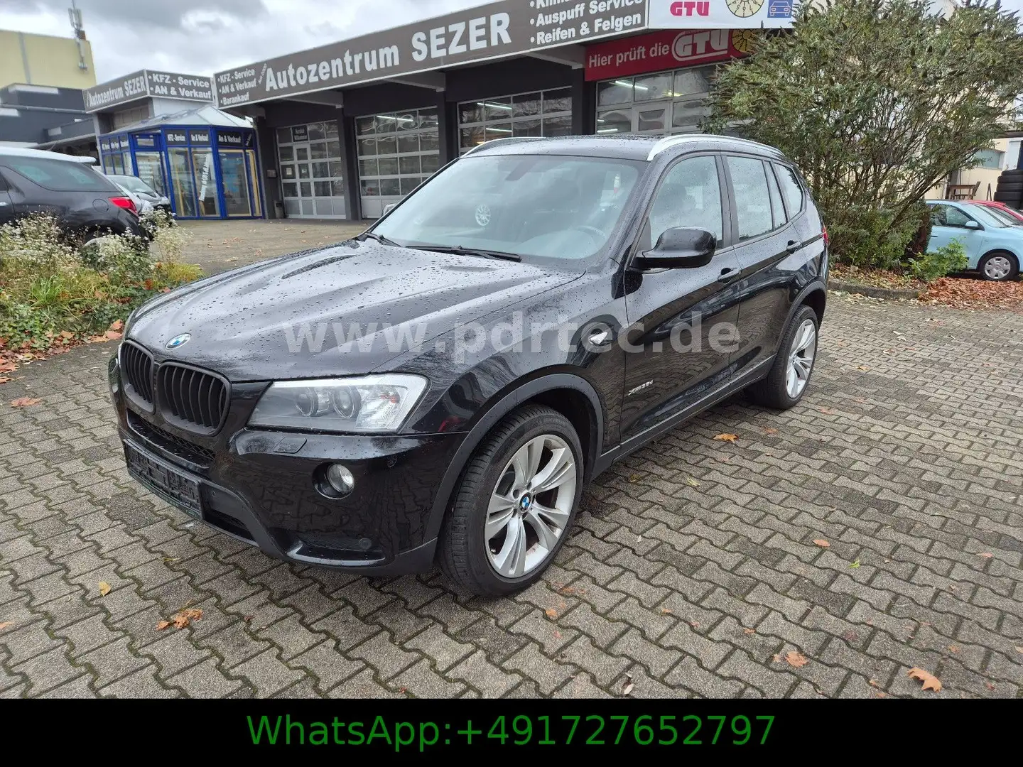 BMW X3 xDrive 35 d*Leder*Xenon*Sport Autom*TÜV+Servi Noir - 1
