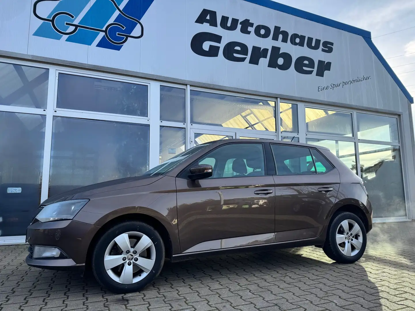 Skoda Fabia Fabia III 1.0 TSI Style MFL SHZ ALU Bruin - 1
