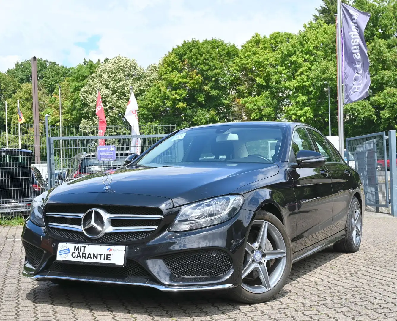 Mercedes-Benz C 200 CGI AMG Line Leder PDC 18Zoll SO+WR Black - 1
