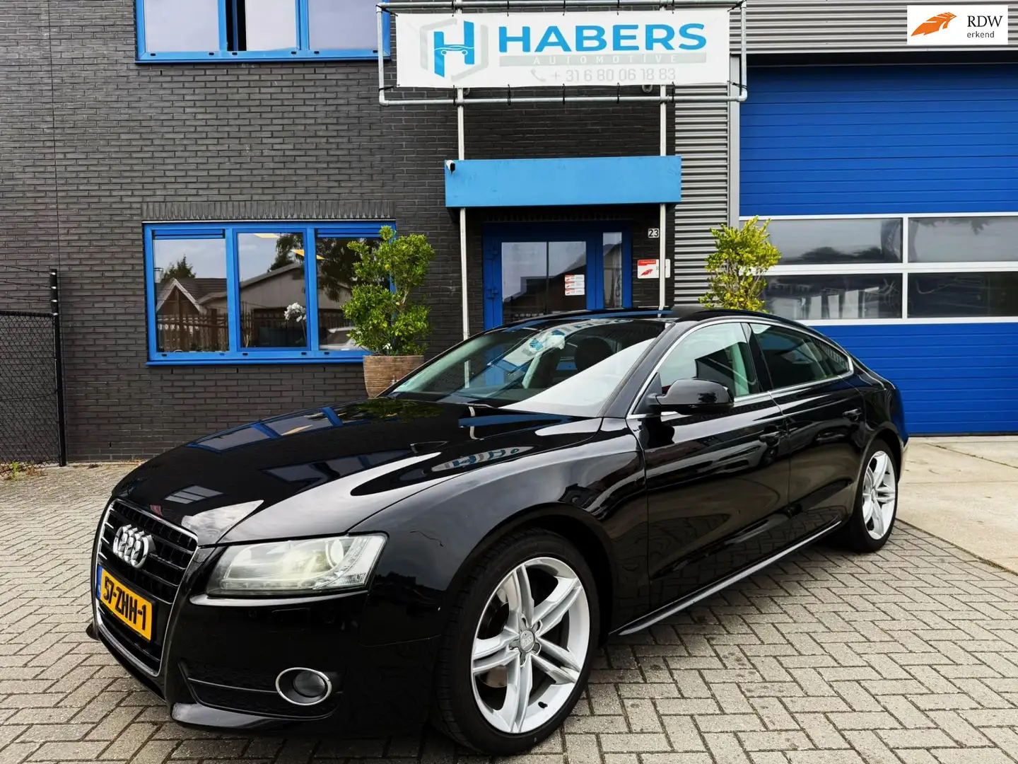 Audi A5 Sportback 2.0 TFSI 179PK|Navigatie|Half Leder|18IN Zwart - 1