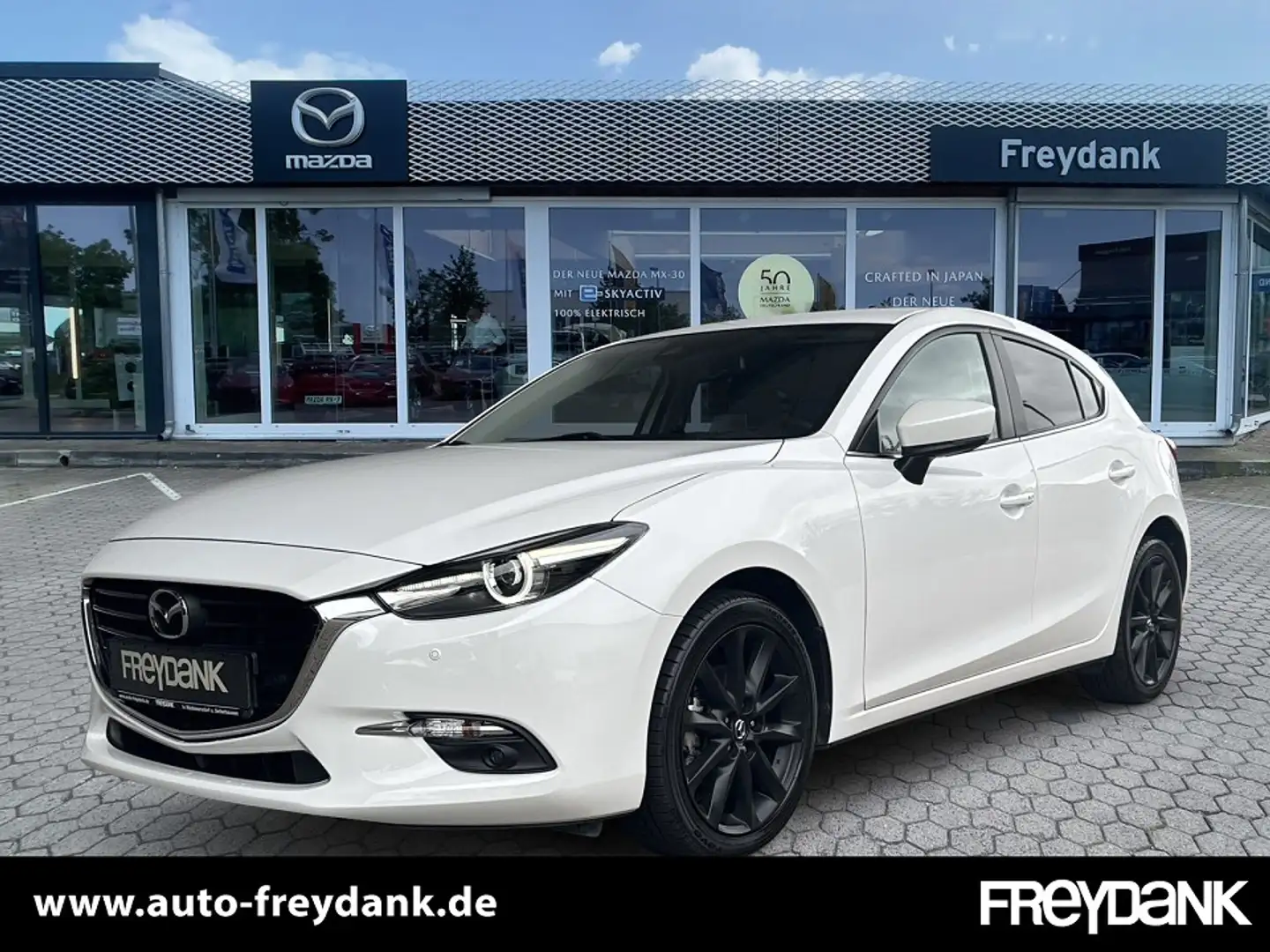 Mazda 3 SKYACTIV-G 120 SPORTSLINE, NAVI Weiß - 1