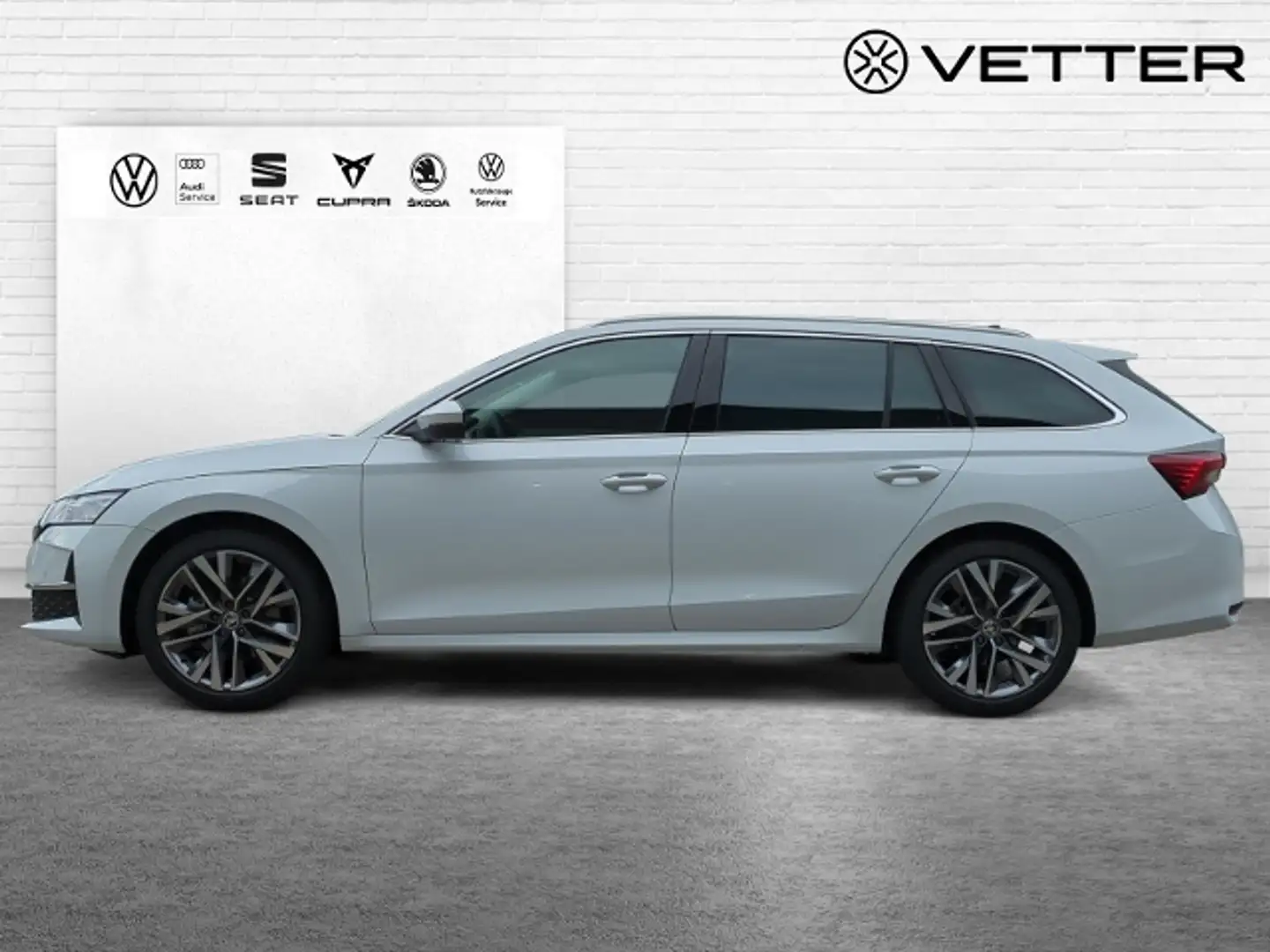 Skoda Octavia Combi 2.0 TDI DSG Ultimate PANO LEDER AHK Weiß - 2
