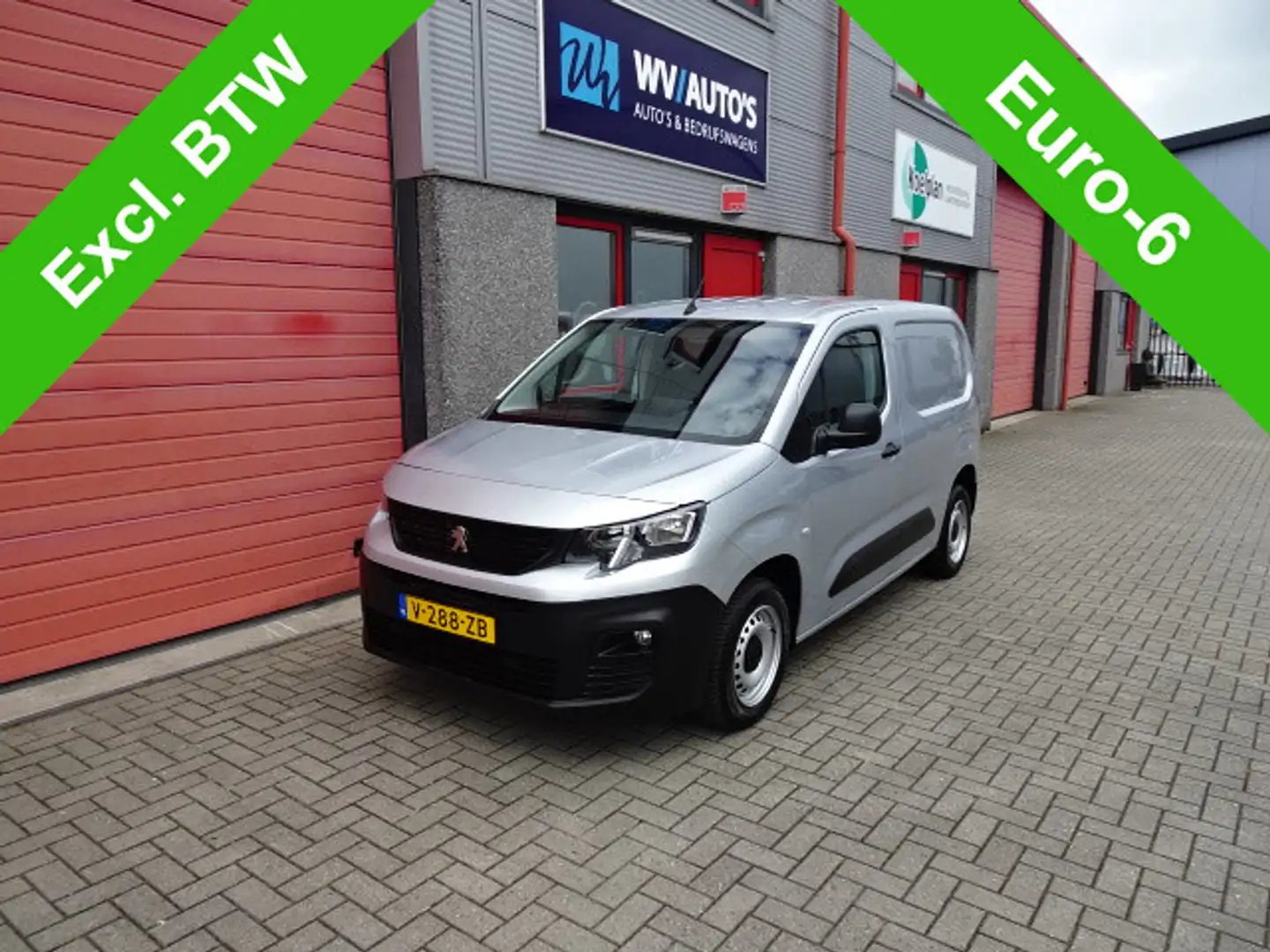 Peugeot Partner 1.6 BlueHDI Premium 73810 km !!!!!!!! airco schuif Grijs - 1