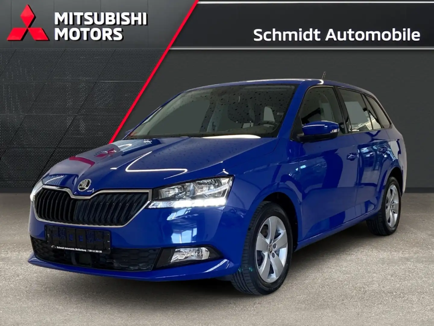 Skoda Fabia Combi 1.0 TSI Style PDC Tempomat Klima Blau - 1