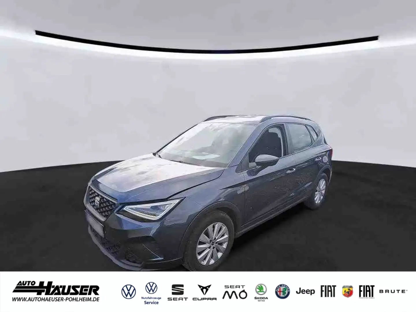 SEAT Arona Style 1.0 TSI TEMPOMAT LED PDC SITZHZG FULL-LINK Grau - 1