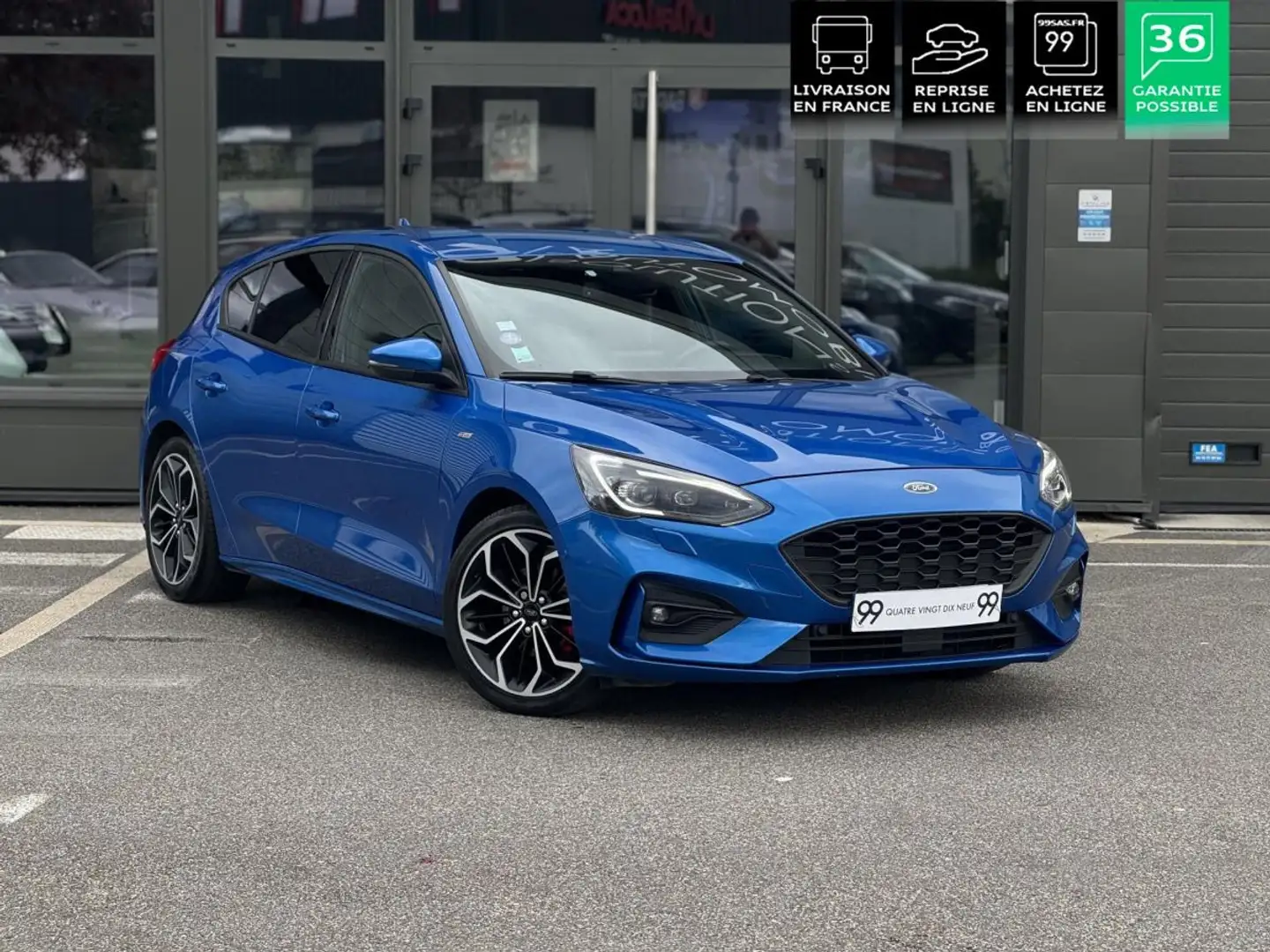 Ford Focus 1.5 ST-Line, Caméra, Chargeur induction, ACC HUD CARPLAY LIVRAISON REPRISE LOA Blau - 1