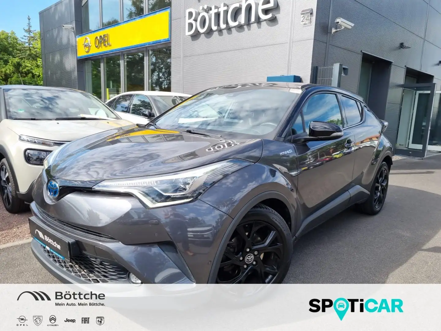Toyota C-HR 1.8 Hybrid Style Sel LED/Navi/SHZ/JBL/Klima-AT Grau - 1